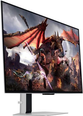 Samsung Монитор 32" Odyssey G80SD HDMI, DP, USB, Bluetooth, OLED, 3840x2160, 240Hz, 0.3ms, G-Sync Compatible LS32DG800SIXUA фото