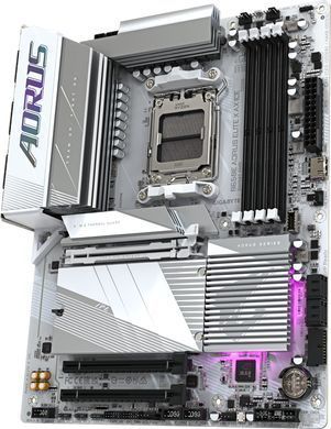 Gigabyte Материнская плата B650E A ELITE X ICE sAM5 B650 4xDDR5 M.2 HDMI DP Wi-Fi BT mATX B650E_A_ELITE_X_ICE фото