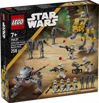 LEGO Конструктор Star Wars Бойовий загін бійців-клонів 327-го галактичного корпусу 75431 фото
