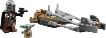 LEGO Конструктор LEGO Star Wars Швидкісний мотоцикл Мандалорця й Ґроґу 75436 фото