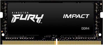 Kingston Память ноутбука DDR4 16GB KIT (8GBx2) 3200 FURY Impact KF432S20IBK2/16 фото