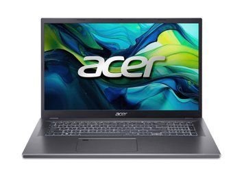 Acer Ноутбук Aspire 17 A17-51M 17.3" FHD IPS, Intel 7-150U, 16GB, F512GB, UMA, Lin, сірий NX.J0JEU.005 фото