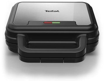 Tefal Мультимейкер UltraCompact 3in1 700Вт, тефлон, 3 пластины, корпус-металл, черно-серый SW383D10 фото