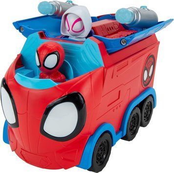 Spidey Машинка Deluxe Feature Vehicle Web Spinning Hauler Паутинный тягач SNF0081 фото