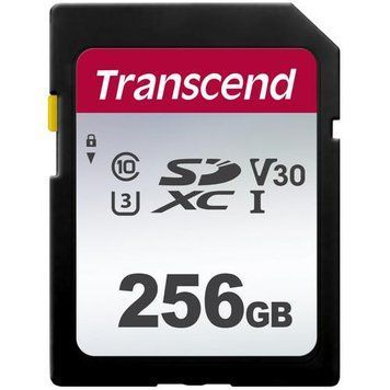 Transcend Карта памяти SD 256GB C10 UHS-I R100/W40MB/s TS256GSDC300S фото