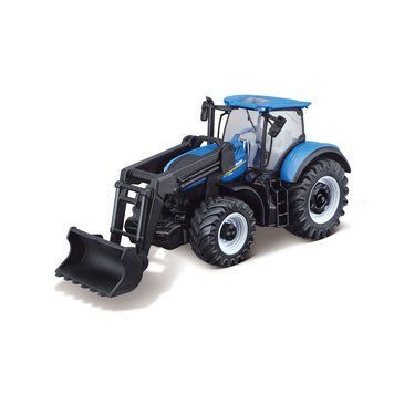 Модель серии Farm - ТРАКТОР NEW HOLLAND T7.315 с фронтальным погрузчиком (синий, 1:32) 18-31632 фото