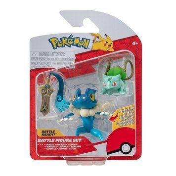 Набір ігрових фігурок POKEMON W19 - ХОНЕДЖ. БУЛЬБАЗАВР, ФРОГАДИР PKW3599 фото