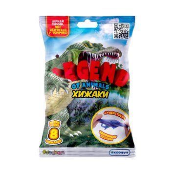 Стретч-іграшка у вигляді тварини LEGEND OF ANIMALS &ndash; ХИЖАКИ (в диспл.) 33/CN22 фото