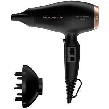 Rowenta Фен Compact PRO+, 2200Вт, 2 режими, дифузор, іоніз-я, хол. обдув, чорний CV6930F0 фото