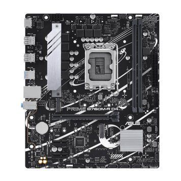 ASUS Материнcкая плата PRIME B760M-R D4 s1700 B760 2xDDR4 M.2 HDMI mATX 90MB1HA0-M0EAY0 фото