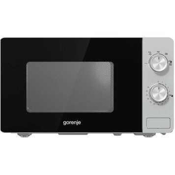 Gorenje Мікрохвильова піч, 20л, мех. керув., 800Вт, сріблястий MO20E1S фото
