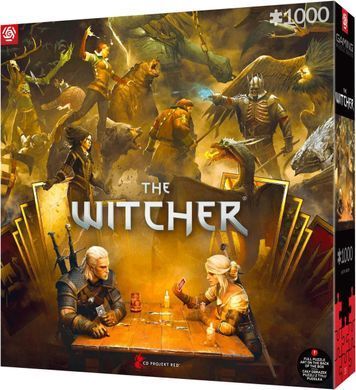 GoodLoot Пазл The Witcher Playing Gwent 1000 ел. 5908305249634 фото