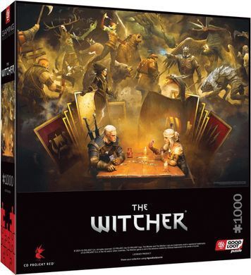 GoodLoot Пазл The Witcher Playing Gwent 1000 ел. 5908305249634 фото