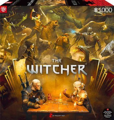 GoodLoot Пазл The Witcher Playing Gwent 1000 ел. 5908305249634 фото