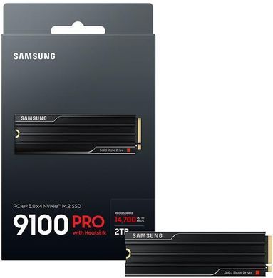 Samsung Накопитель SSD Samsung M.2 2TB PCIe 5.0 9100PRO+ радиатор MZ-VAP2T0CW фото