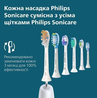 Philips Щетка зубная электр. Sonicare 6100 Series, 62т. колеб/мин, насадок-1, голубой HX7406/01 фото