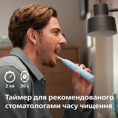 Philips Щетка зубная электр. Sonicare 6100 Series, 62т. колеб/мин, насадок-1, голубой HX7406/01 фото