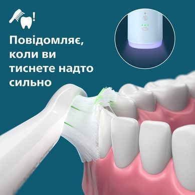 Philips Щетка зубная электр. Sonicare 6100 Series, 62т. колеб/мин, насадок-1, голубой HX7406/01 фото