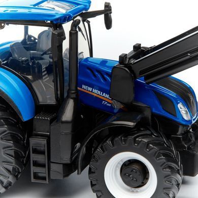 Модель серии Farm - ТРАКТОР NEW HOLLAND T7.315 с фронтальным погрузчиком (синий, 1:32) 18-31632 фото