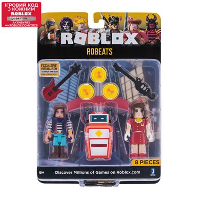 Ігровий набір Roblox Game Packs RoBeats W4, 2 фігурки та аксесуари ROG0124 фото