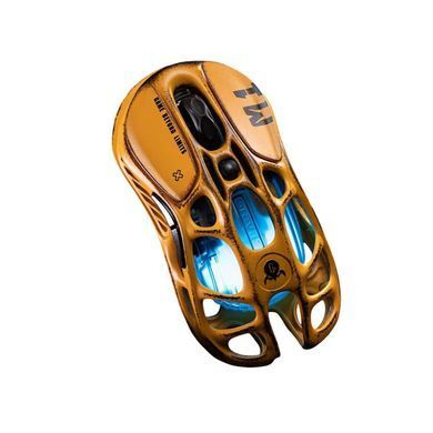 GravaStar Миша GravaStar Mercury M1 Pro, magnesium alloy body, BT/WL/USB-A, RGB, Battle-Worn Yellow GSM1PRO_YLW фото