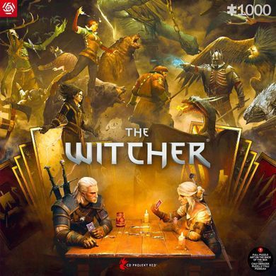 GoodLoot Пазл The Witcher Playing Gwent 1000 ел. 5908305249634 фото