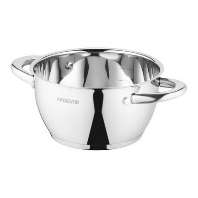 ARDESTO Кастрюля со стеклянной крышкой Gemini Lucca, 2.3л, нержавеющая сталь AR4323LC фото