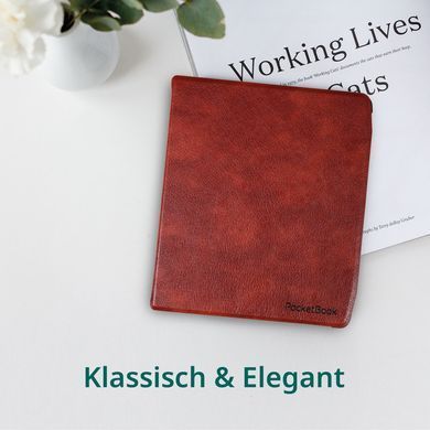 PocketBook Чехол серии Shell 700_703K_710, коричневый HN-SL-PU-700-BN-WW фото