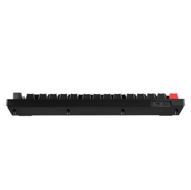 Lemokey Клавиатура механическая X4 84Key, Keychron Brown, USB-A, QMK/VIA, Hot-Swap, EN/UKR, Red led, чорний X4-A3-UA фото
