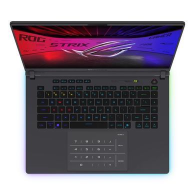 ASUS Ноутбук ASUS ROG Strix G16 G615LW-S5131W 16" FHD+ IPS, Intel Ultra 9 275HX, 64GB, F1TB, NVD5080-16, Win11, Сірий 90NR0LG1-M00670 фото