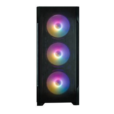 Zalman Корпус N7 PLUS V2 без БП, 1xUSB3.0, 2xUSB2.0, 6x120мм RGB Rainbow, 1x120мм, VGA 340мм, LCS ready, TG Side Panel, ATX, чёрный N7PLUSV2 фото