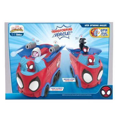 Spidey Машинка Deluxe Feature Vehicle Web Spinning Hauler Паутинный тягач SNF0081 фото