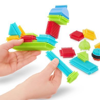 Конструктор серии Bristle Blocks - СТРОИТЕЛЬ (56 деталей, в коробке) BT3070Z фото