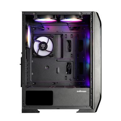 Zalman Корпус N7 PLUS V2 без БП, 1xUSB3.0, 2xUSB2.0, 6x120мм RGB Rainbow, 1x120мм, VGA 340мм, LCS ready, TG Side Panel, ATX, чёрный N7PLUSV2 фото