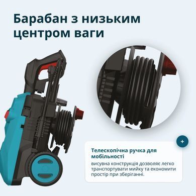 K&ouml;nner & S&ouml;hnen Konner&Sohnen KS PW145V high pressure washer 1800W 100-145bar 330l/h hose 7m 9.2kg KSPW145V фото