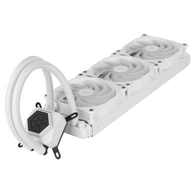 SilverStone Система рідинного охолодження Perma Frost Premium PF360W-ARGB-V2, LGA1700, 2066, 2011, 1200, 115x, AM5, AM4, FM1, FM2, TDP300W SST-PF360W-ARGB-V2 фото