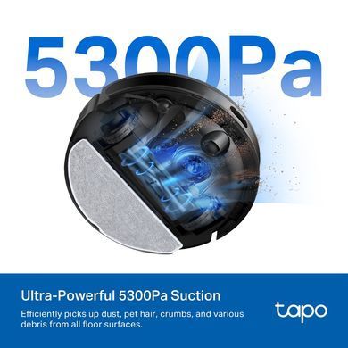 TP-Link Робот-пылесос TAPO RV 20 MAX LIDAR с поддержкой влажной уборки TAPO-RV20-MAX фото