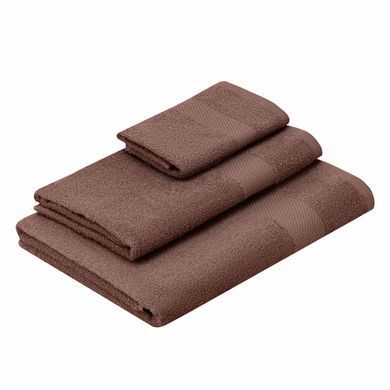 ARDESTO Рушник махровий Essence 30х50см, 100% бавовна, коричневий