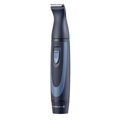 Remington Набір дорожній TRAVEL KIT, для бороди, вусів, носа та вух, насадок-3, чохол, гребінець, пінцет, кусачки, ножиці, сталь, чорно-синій NE3890 фото