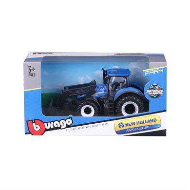 Модель серии Farm - ТРАКТОР NEW HOLLAND T7.315 с фронтальным погрузчиком (синий, 1:32) 18-31632 фото