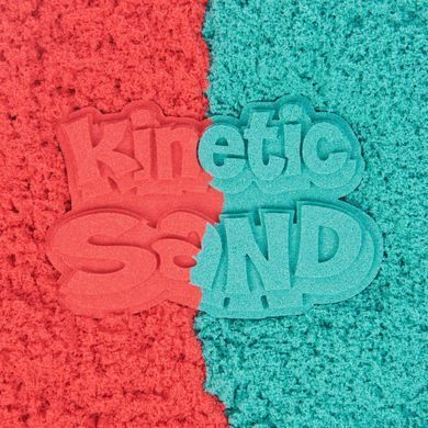 Набір піску для дитячої творчості - KINETIC SAND БАРВИСТИЙ ДУЕТ (2 кольори, 680 g, аксес.) 71652 фото