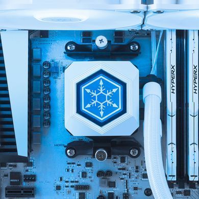 SilverStone Система рідинного охолодження Perma Frost Premium PF360W-ARGB-V2, LGA1700, 2066, 2011, 1200, 115x, AM5, AM4, FM1, FM2, TDP300W SST-PF360W-ARGB-V2 фото