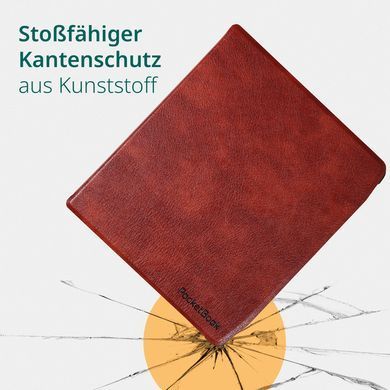 PocketBook Чехол серии Shell 700_703K_710, коричневый HN-SL-PU-700-BN-WW фото
