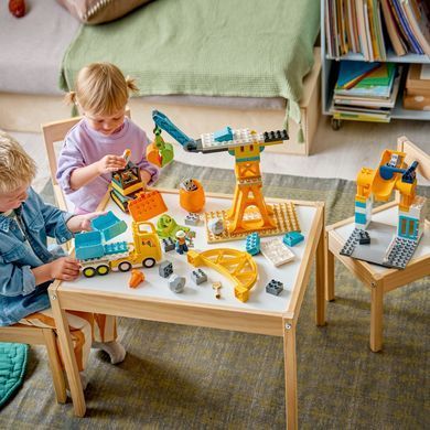 LEGO Конструктор LEGO DUPLO Town 3-в-1 Будівельний майданчик і техніка 10476 фото