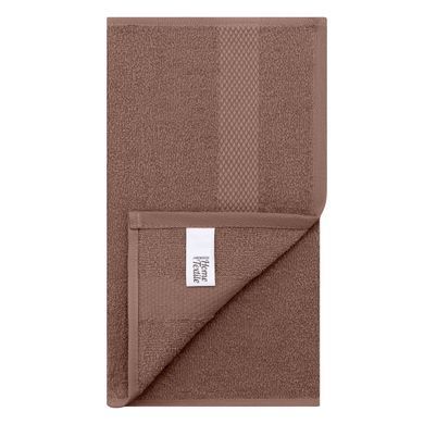 ARDESTO Рушник махровий Essence 30х50см, 100% бавовна, коричневий