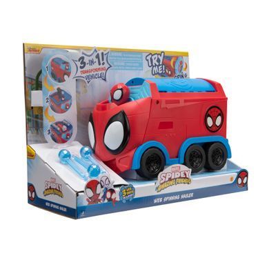 Spidey Машинка Deluxe Feature Vehicle Web Spinning Hauler Паутинный тягач SNF0081 фото