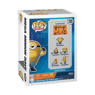Funko Фігурка Funko POP Movies: Despicable Me 4 - Mega Minion Dave 5908305248354 фото