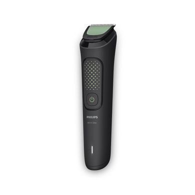 Philips Тример Philips All-in-One Trimmer 3000 Series, для обличчя, голови, тіла, акум., насадок-9, сталь, чорний MG3945/15 фото