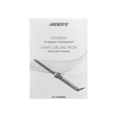 ARDESTO Плойка Pearl Cream HC-Y700PERL, 48Вт, >200С, дисплей, кераміка, бежевий HC-Y700PERL фото