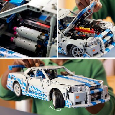 LEGO Конструктор LEGO Technic Подвійний форсаж Автомобіль Nissan Skyline GT-R (R34) 42210 фото